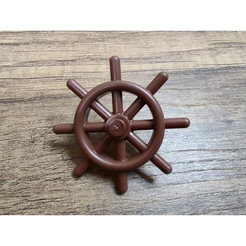 Lego Pirate Ship Brown Boat Wheel Z26
